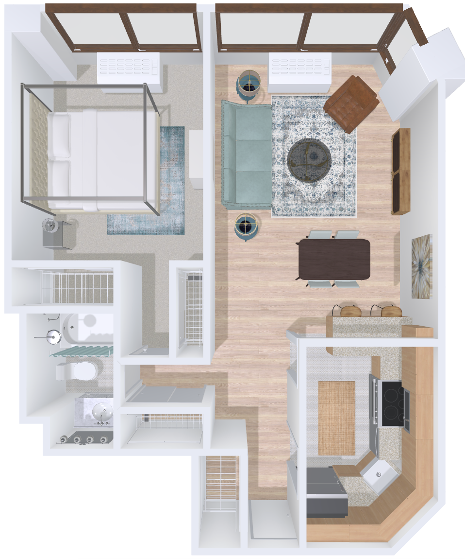 Floor Plan, Millennium Park Plaza, Chicago, IL, 60654