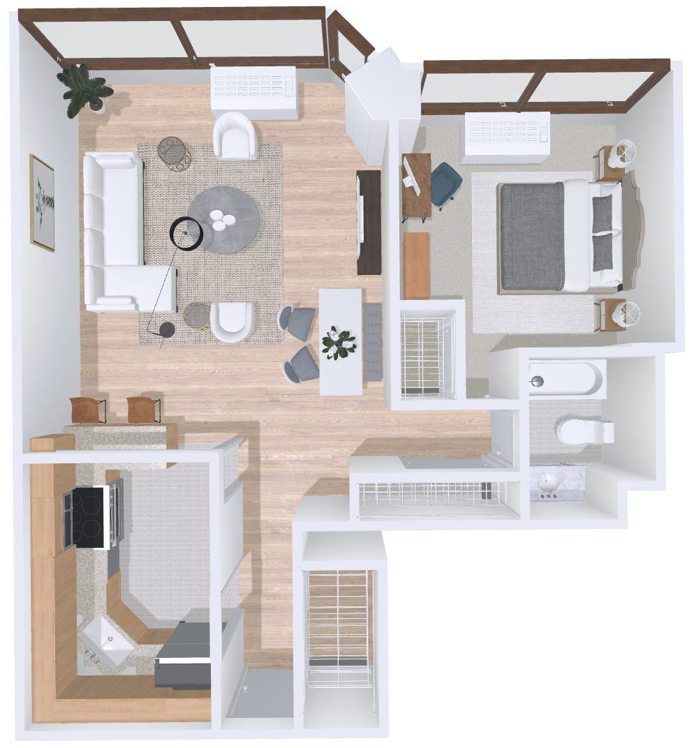Floor Plan, Millennium Park Plaza, Chicago, IL, 60654