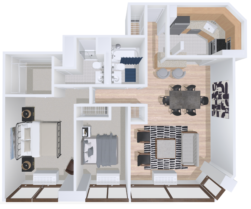 Floor Plan, Millennium Park Plaza, Chicago, IL, 60654