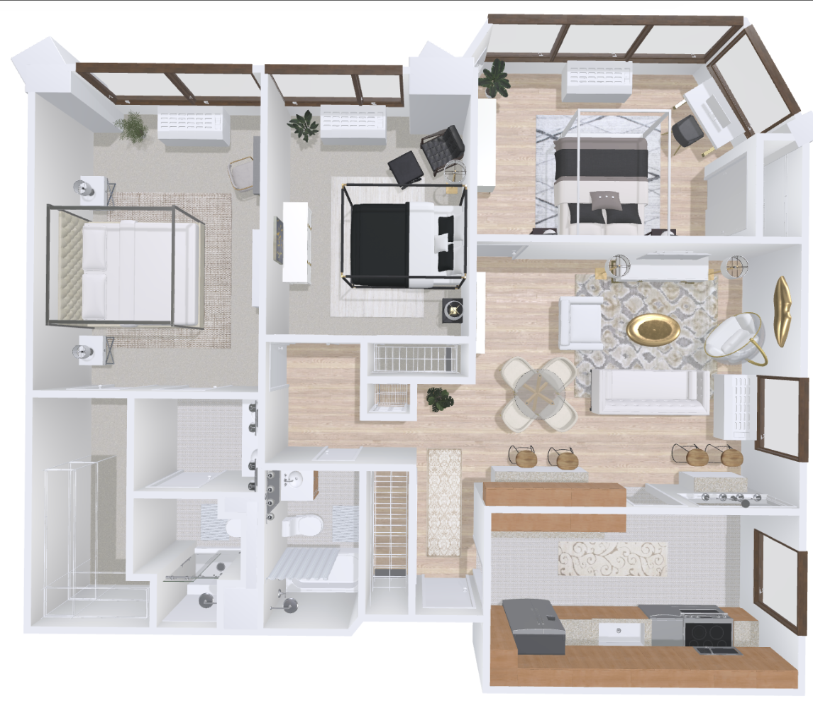 Floor Plan, Millennium Park Plaza, Chicago, IL, 60654