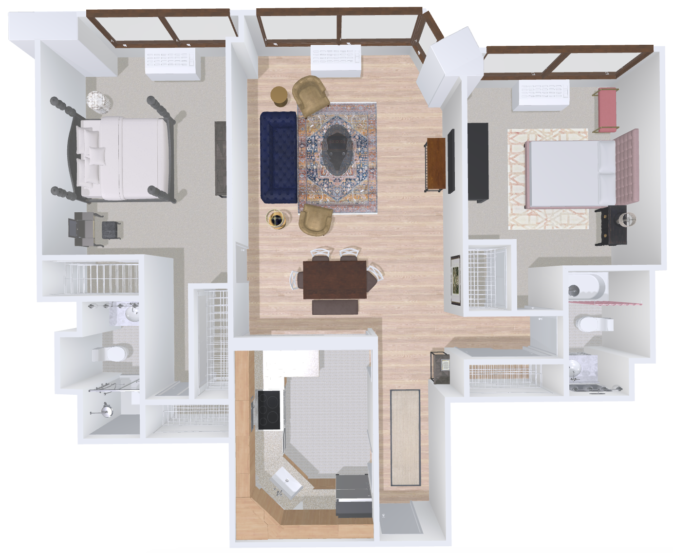 Floor Plan, Millennium Park Plaza, Chicago, IL, 60654