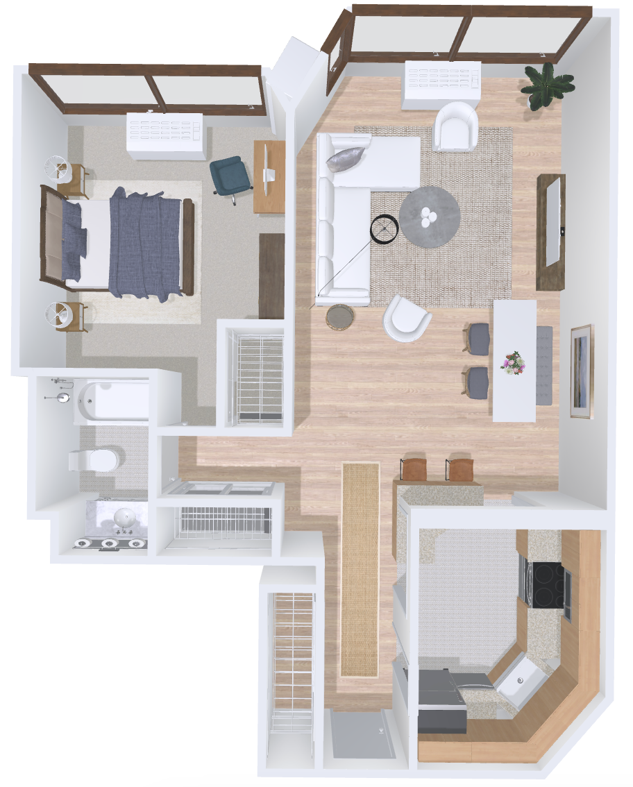 Floor Plan, Millennium Park Plaza, Chicago, IL, 60654