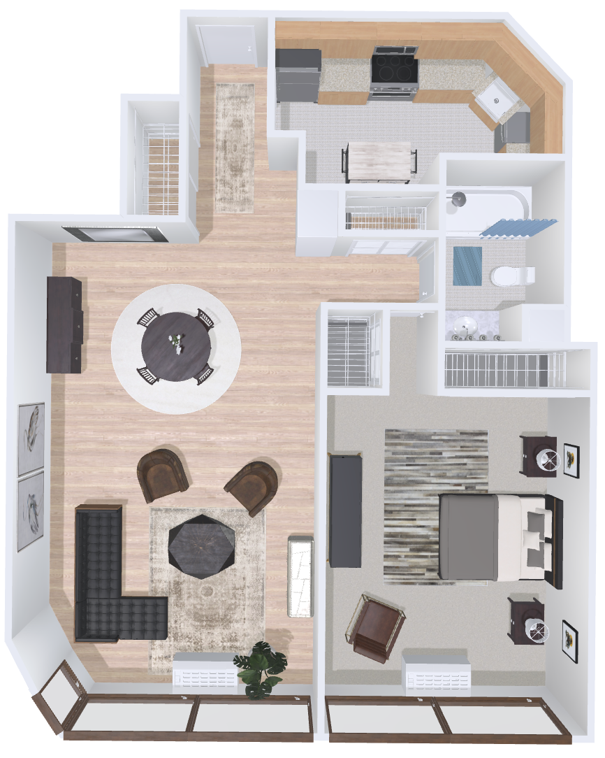 Floor Plan, Millennium Park Plaza, Chicago, IL, 60654